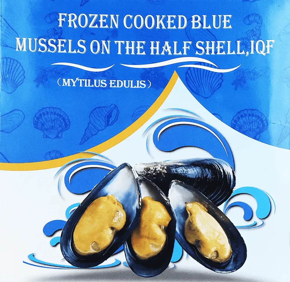 Boiled & frozen mussels1kg
