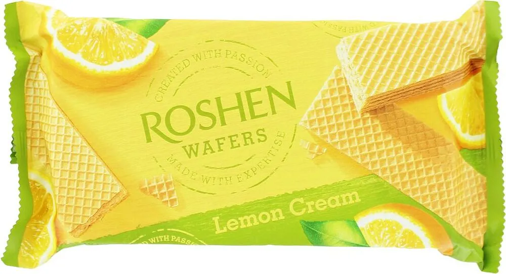 Վաֆլի կիտրոնի կրեմով «Roshen» 216գ
