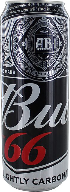 Пиво"Bud 66"  0.45л