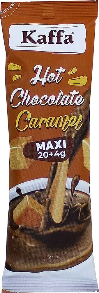 Instant hot chocolate "Kaffa Maxi Caramel" 24g

