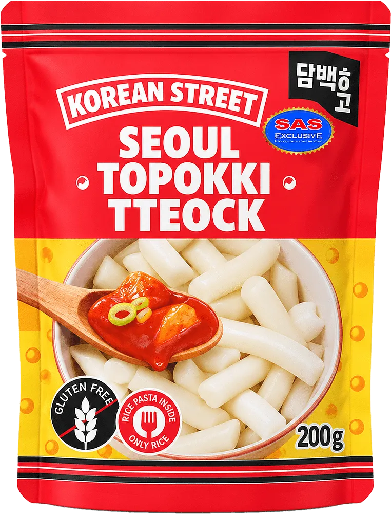 Բրնձի մակարոն «Korean Street Seoul Topokki Tteock» 200գ
