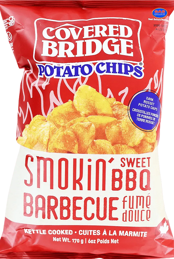 Չիպս խորովածի «Covered Bridge Sweet BBQ» 170գ
