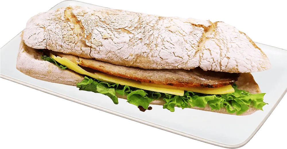 Sandwich with roast pork "Ciabatta"
