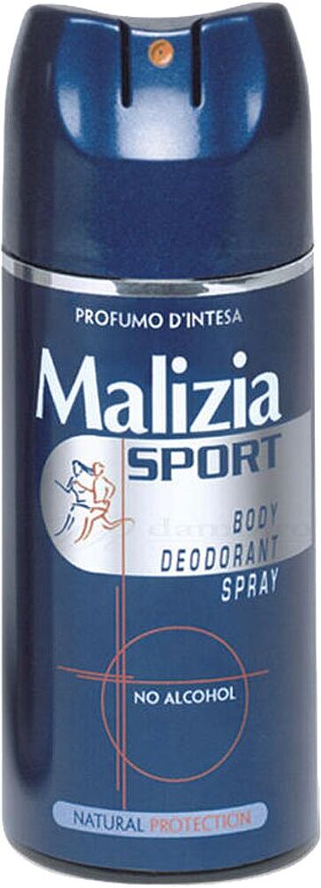 Perfumed deodorant ''Malizia Sport'' 150ml
