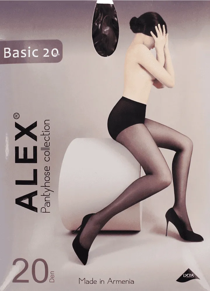 Black tights "Alex Basic 20 Den N2"
