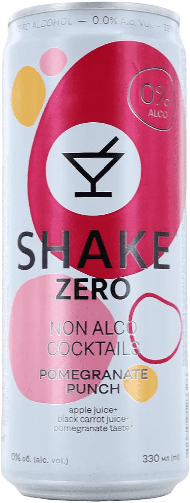 Non-alcoholic pomegranate flavored drink "Shake" 0.33l
