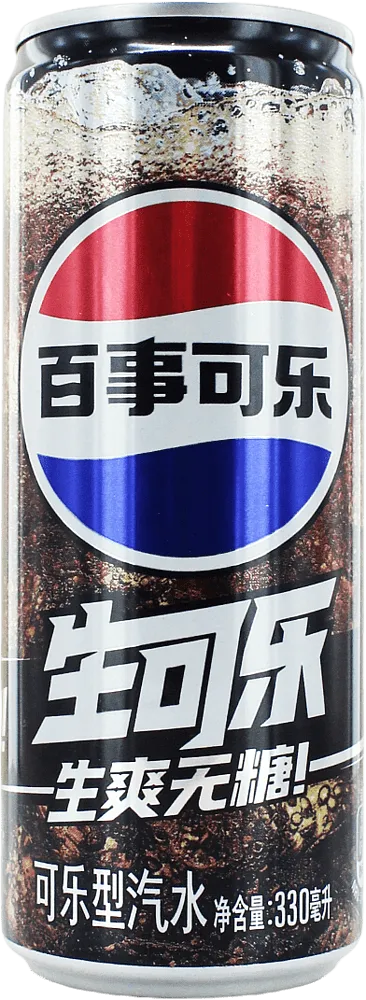 Refreshing carbonated drink "Pepsi Zero" 330ml