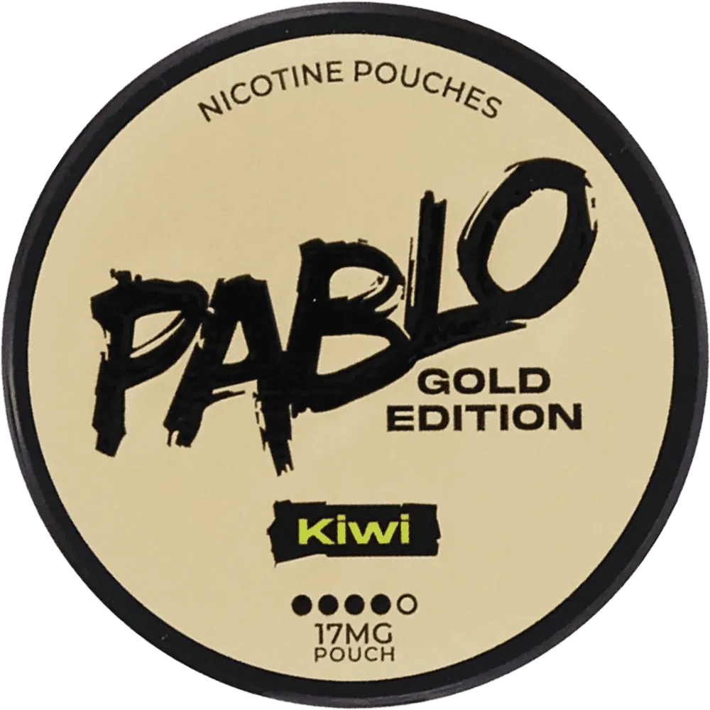 Nicotine kiwi flavored pouches "Pablo Gold Edition Kiwi" 17mg
