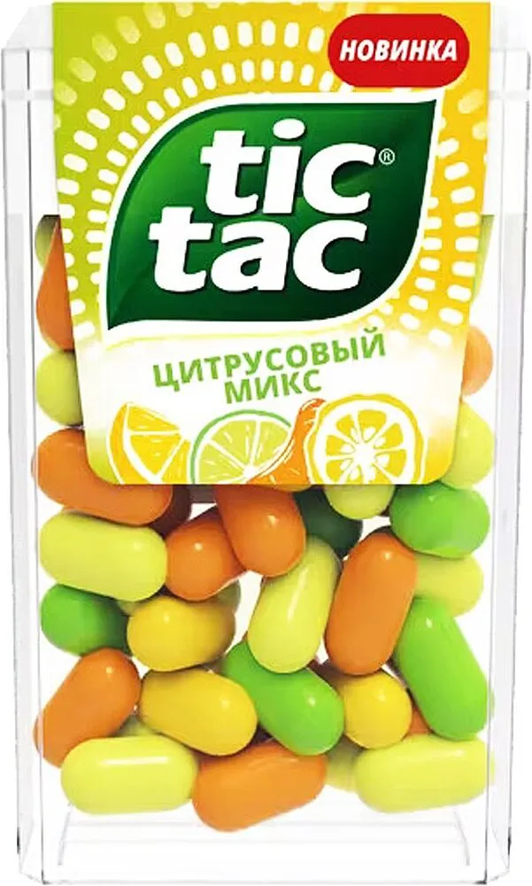 Citrus flavored drops "Tic Tac Citrus Mix" 16g 
