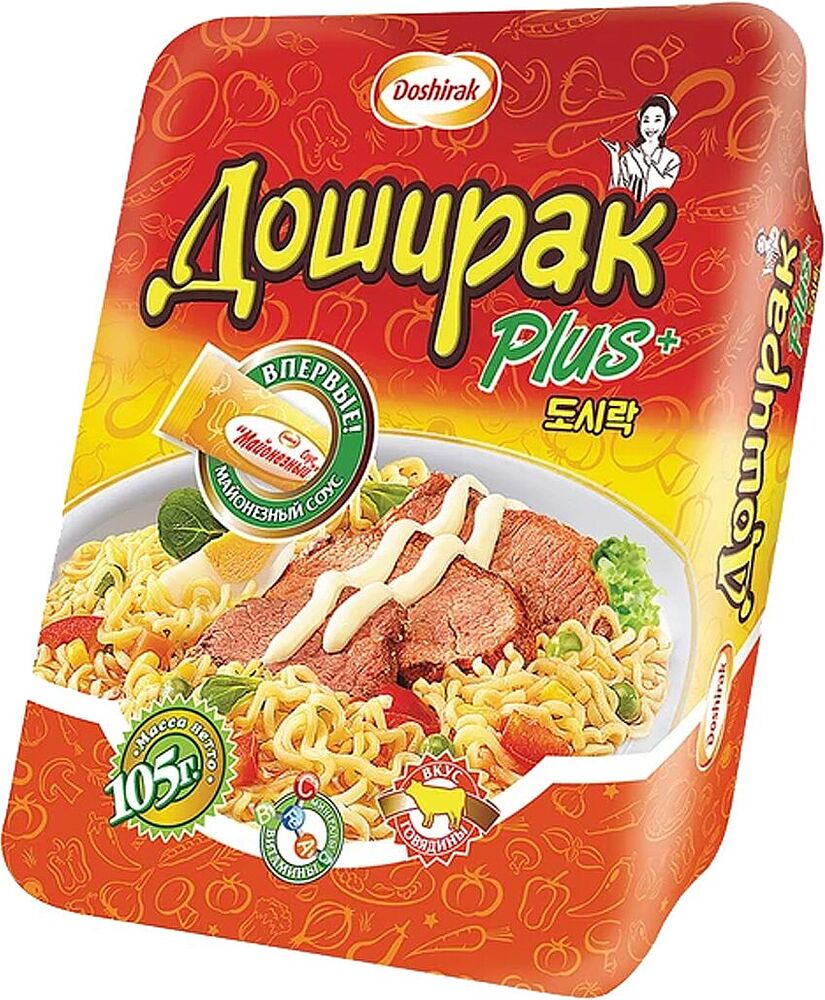 Noodles "Doshirak Plus" 105g Beef