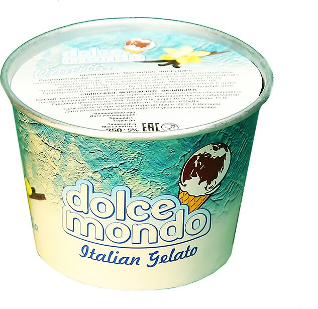Мороженое ванильное "Dolce Mondo" 100г