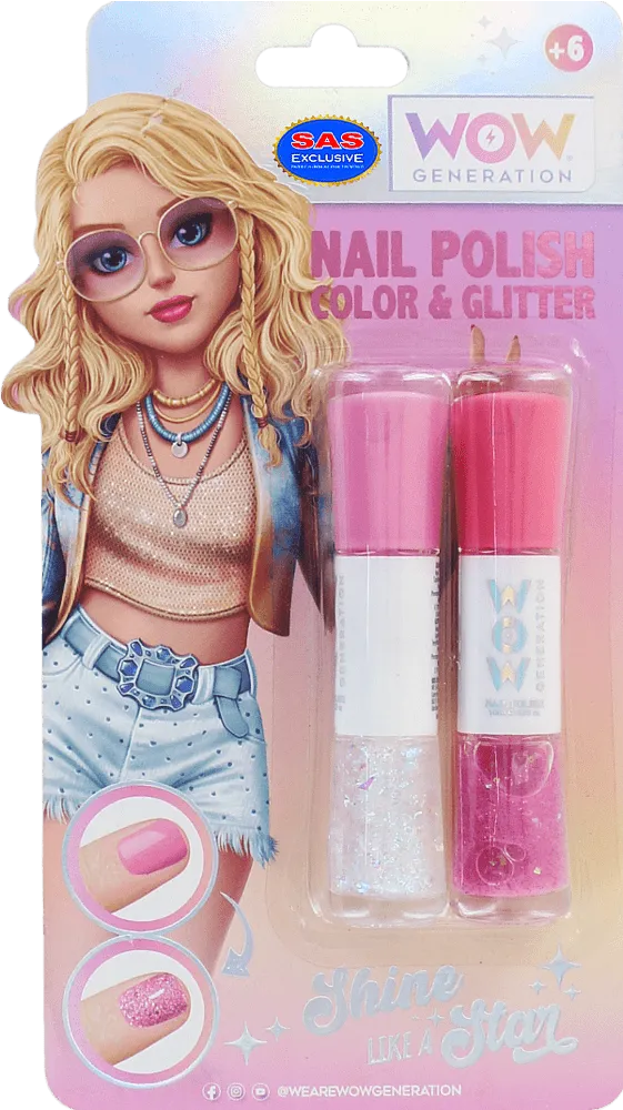 Kids nail set "WOW generation" 2 pcs