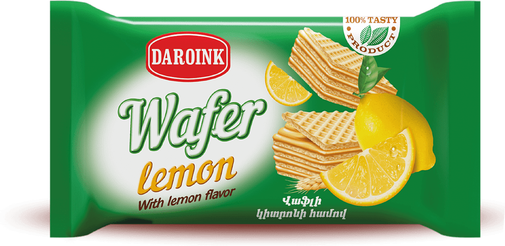 Вафли с лимонной начинкой "Даройнк"180г