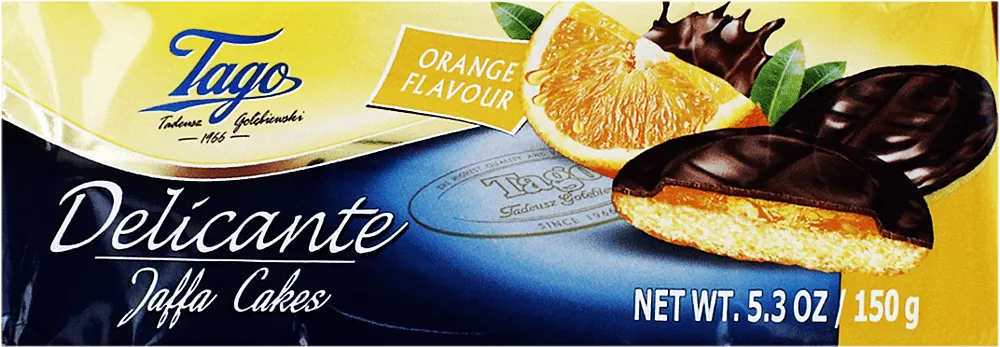 Cookies with orange jelly "Tago Delicante Jaffa" 150g

