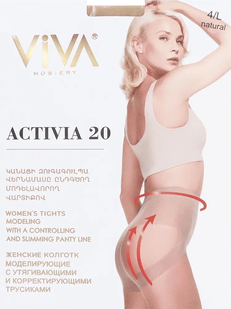 Natural tights "Viva Activia 20 Den 4-L"
