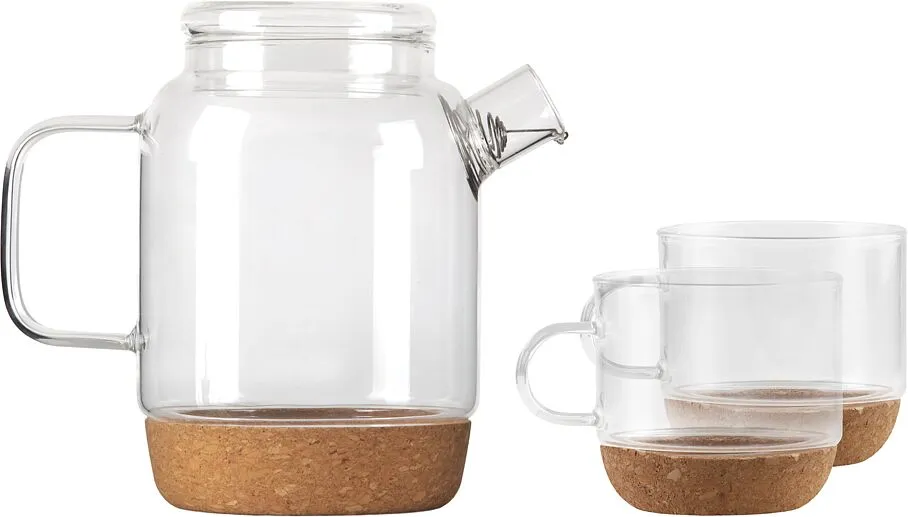 Teapot and cups "Vialli" 800ml
