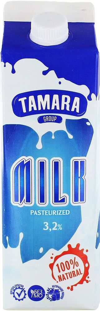 Milk "Tamara" 950ml,  richness 3.2%