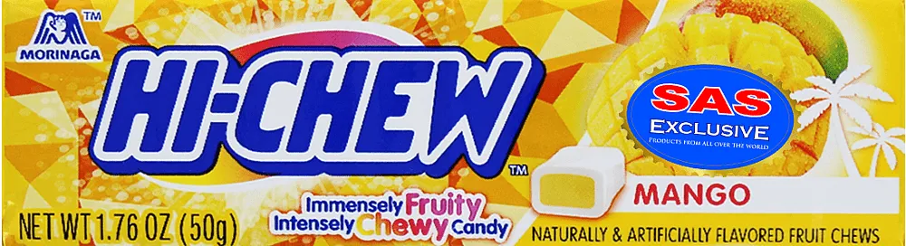 Chewing candy with mango flavor "Morinaga Hi Chew" 50g