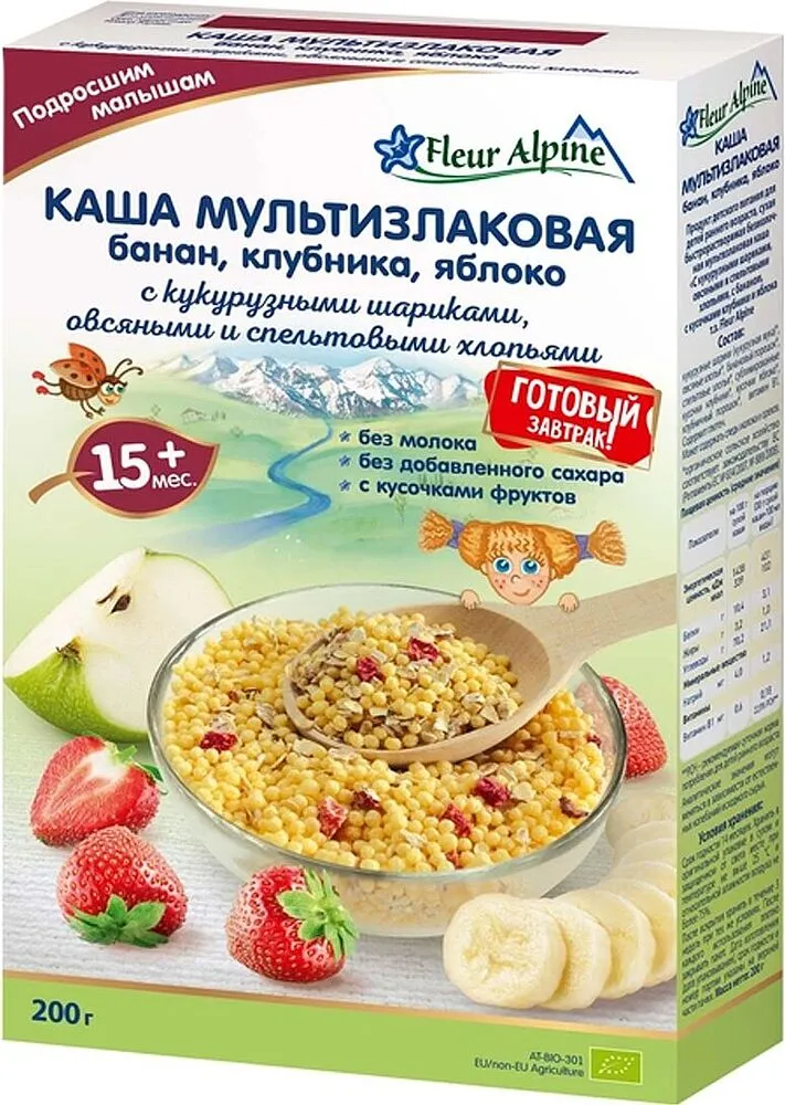 Շիլա բազմահացահատիկային «Fleur Alpine» 200գ
