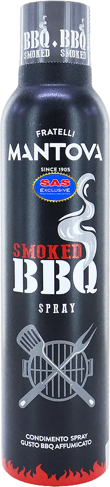 Ձեթ-սփրեյ արևածաղկի «Mantova Smoked BBQ Spray» 200մլ