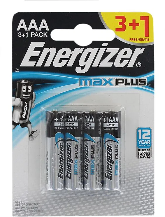 Battery "Energizer max plus AAA" 4pcs