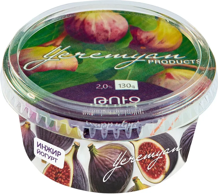 Yoghurt with figs "Yeremyan Products" 130g, fat content: 2%
