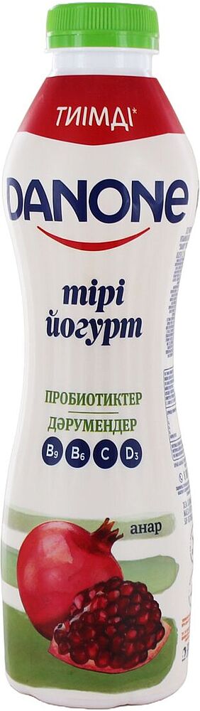 Йогурт питьевой с гранатом "Danone" 670г, жирность: 1.2%