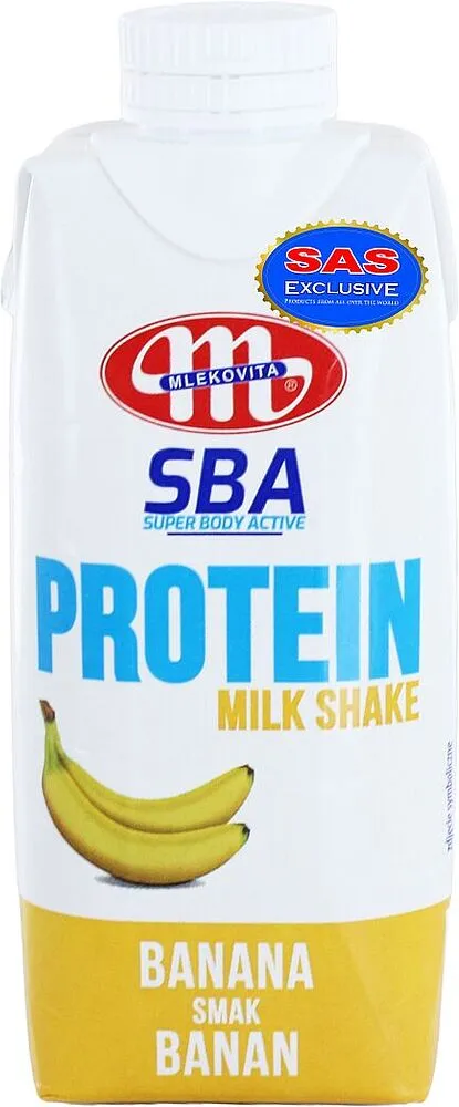 Milk cocktail "Mlekovita Protein" 350ml Banana
