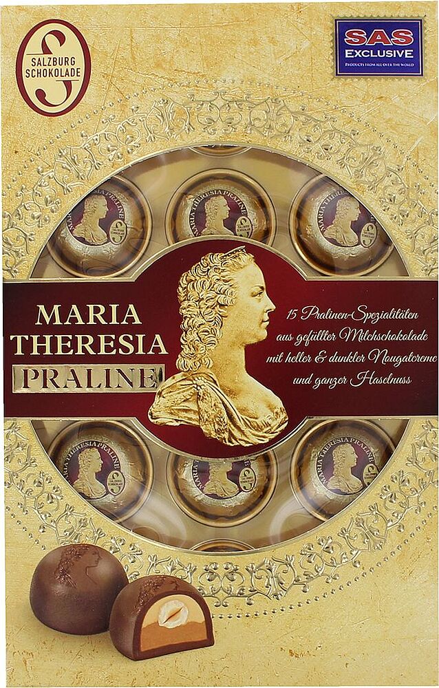 Շոկոլադե կոնֆետների հավաքածու «Maria Theresia Taler» 187.5գ