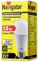 Matte light bulb "Navigator 15W"