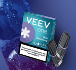Էլեկտրական ծխախոտ «VEEV» 2 հատ, 2000 ծուխ, Ազնվամորի կապույտ
