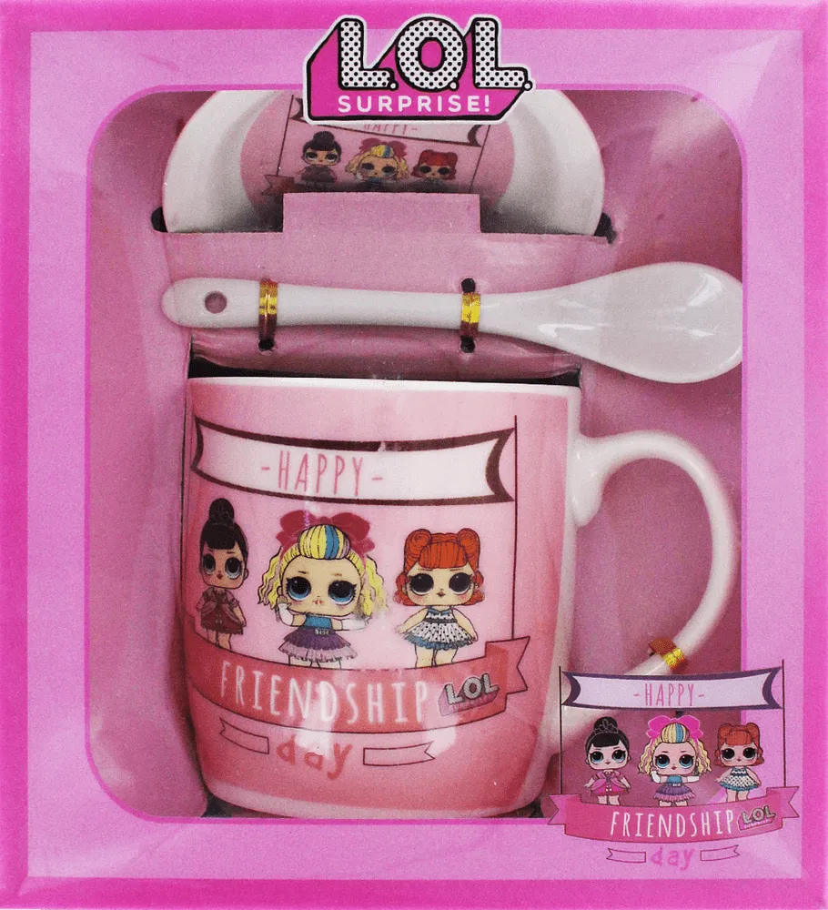 Kid's tableware set "LOL Surprise Happy Friendship" 3 pcs