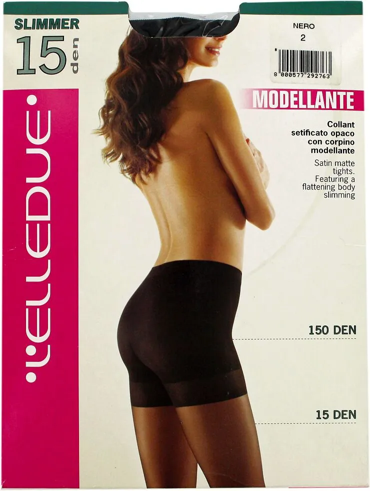 Колготки "Elledue Slimmer Modellante 15 Den N2" Черный 
