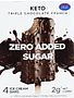 Chocolate ice-cream "Keto Triple Chocolate Crunch Zero Sugar" 4*81ml

