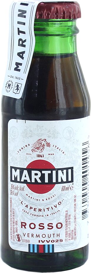 Վերմուտ «Martini Rosso» 60մլ