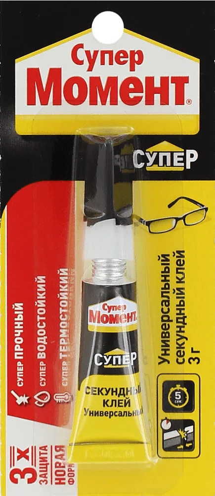 Universal glue "Super Moment" 3g
