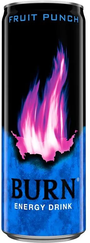 Energy carbonated drink with fruit flavor "Burn" 0.25l
