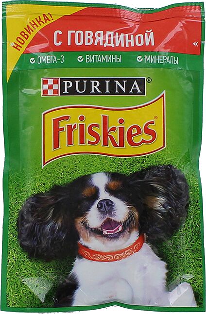 Շների կեր «Purina Friskies» 85գ Տավար