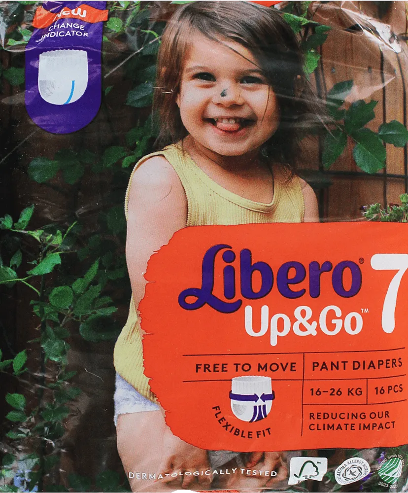 Panty - diapers "Libero N7" 16-26kg, 16 pcs
