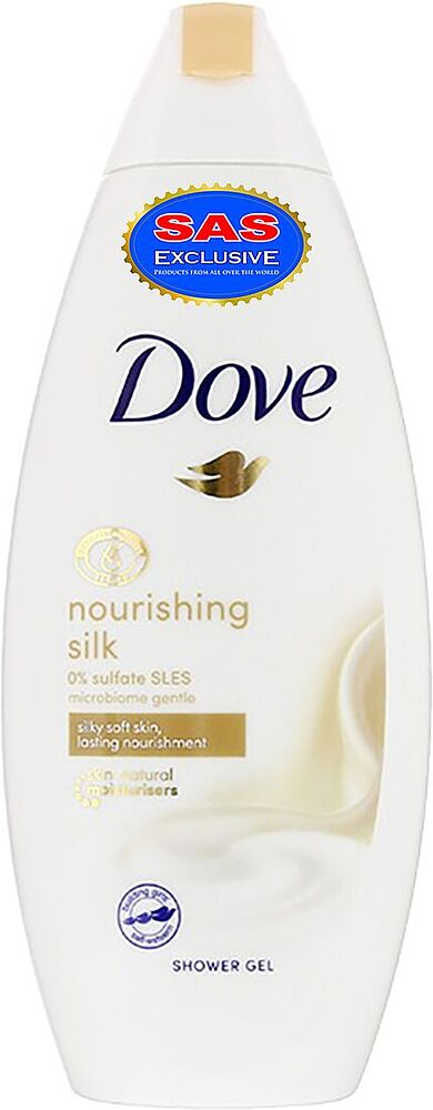 Shower cream-gel "Dove Nourishing Silk" 250ml