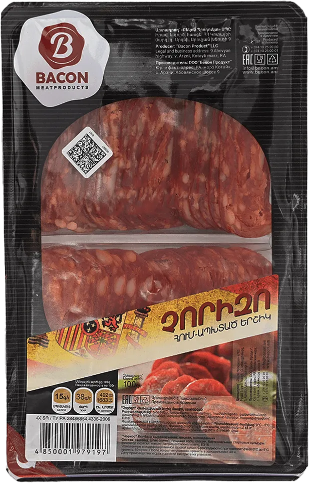 Summer chorizo sausage "Bacon" 120g