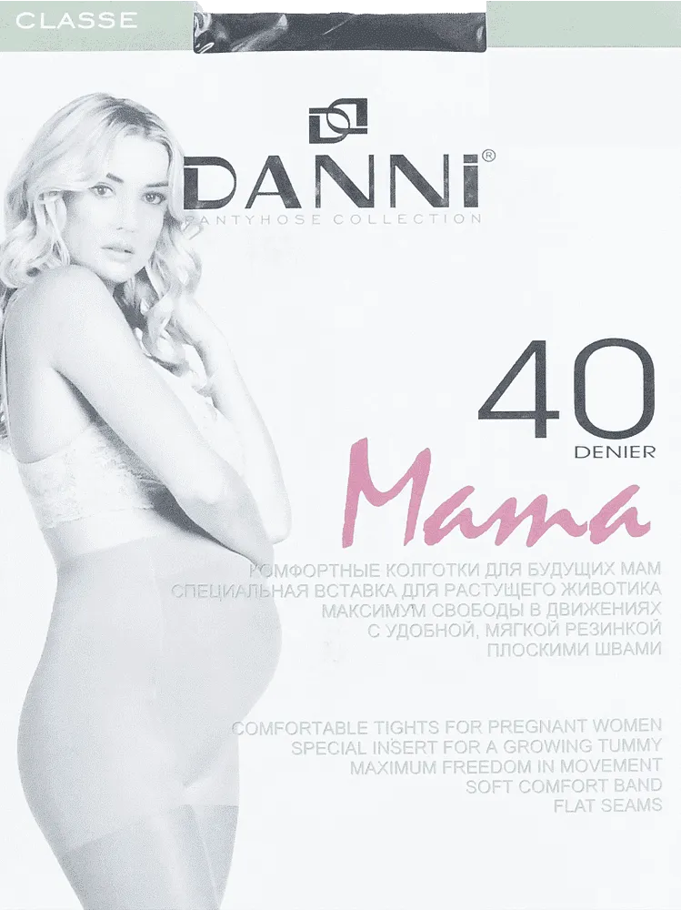 Զուգագուլպա սև հղիների «Danni Mama Classe 40 Den N4»
