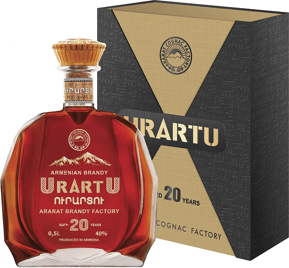 Cognac "Urartu 20*" 0.5l

