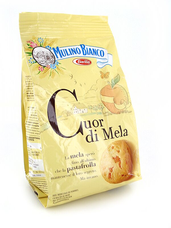 Cookies with apple pieces "Barilla Mulino Bianco Cuor di Mela"  250g