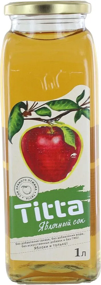 Apple juice "Titta" 1l 
