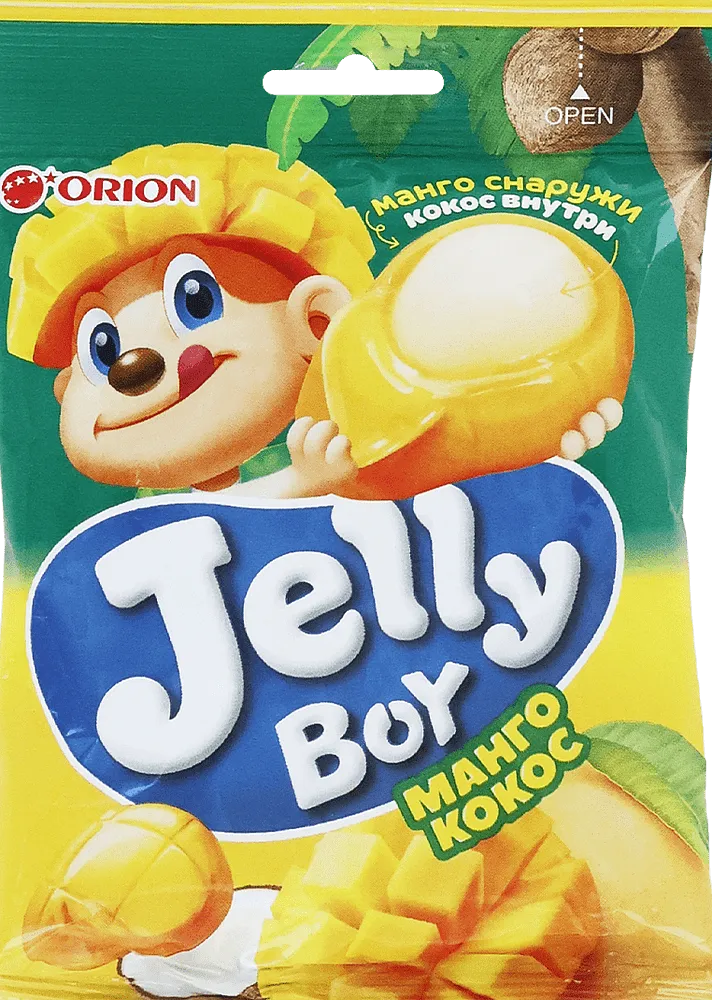 Մարմելադե կոնֆետներ «Jelly Boy Манго Кокос» 66գ
