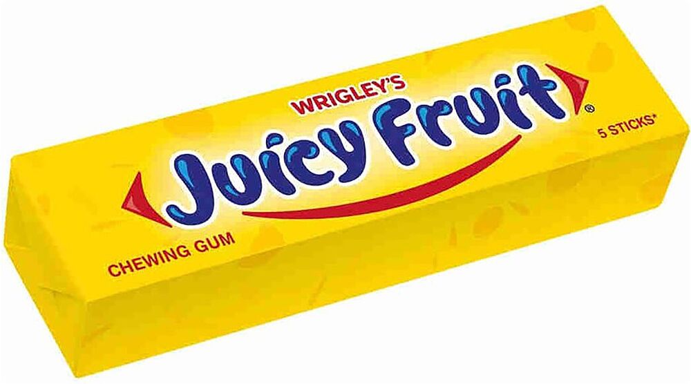 Жевательная резинка ''Wringley's Juicy Fruit'' 13г Фруктовый  