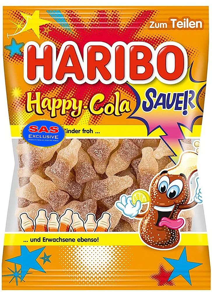 Կոնֆետներ դոնդողե «Haribo Happy Cola» 200գ
