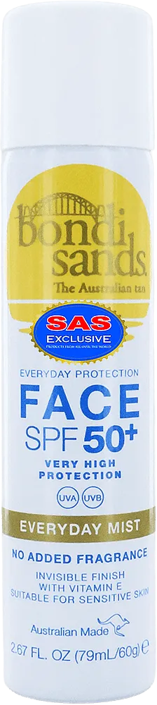 Արևապաշտպան դեմքի սփրեյ «Bondi Sands 50SPF» 759լ
