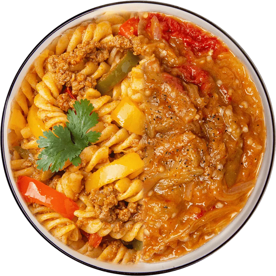 Combo 13 Navy-style pasta + baked summer vegetables